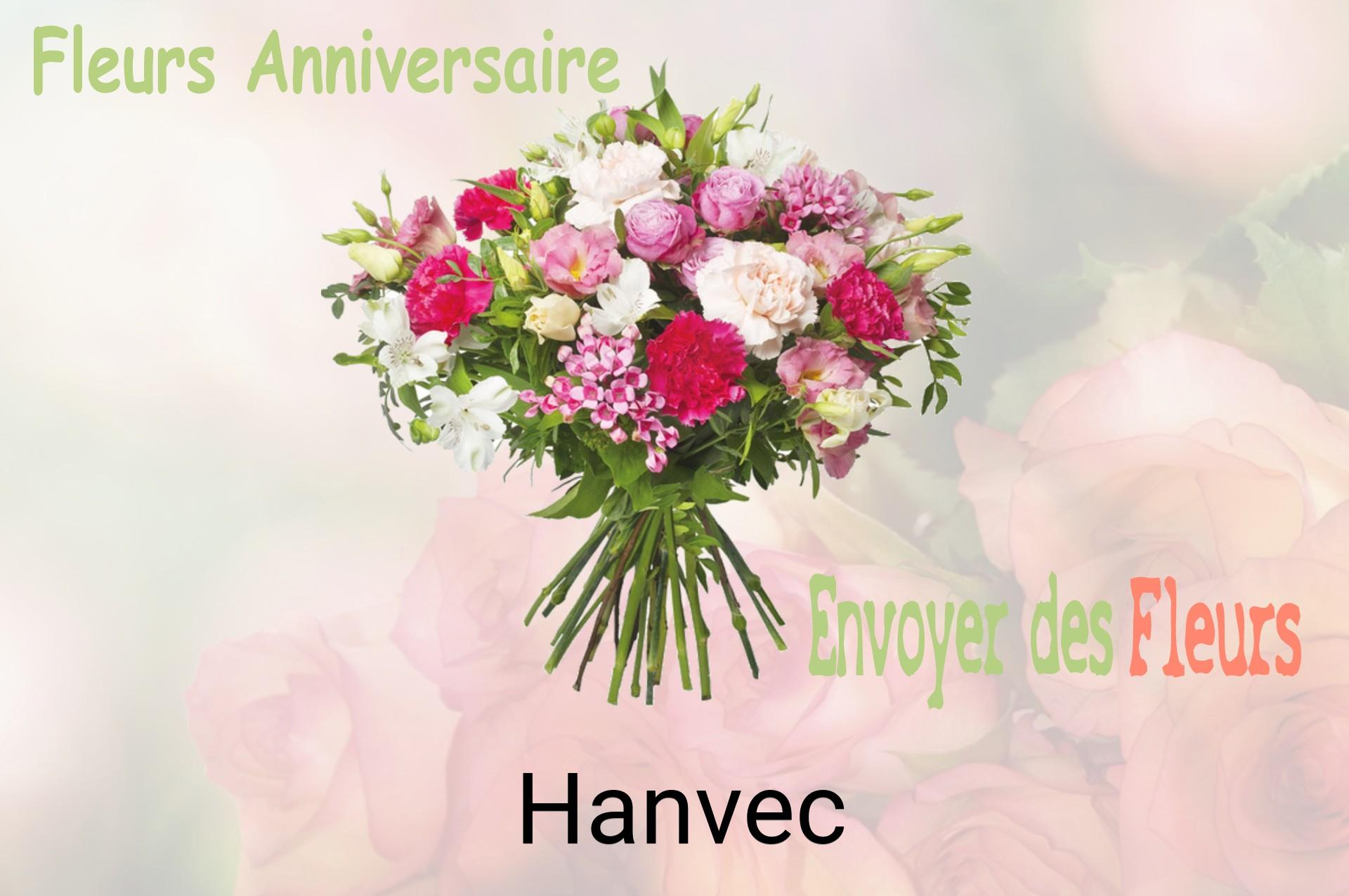 Bouquet de fleurs d’anniversaire livré à Hanvec